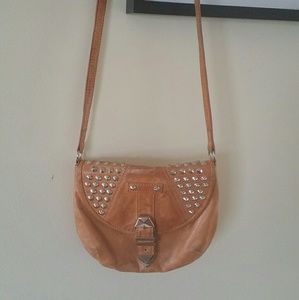 Rebecca Minkoff Small Shoulder Studded Brown Bag